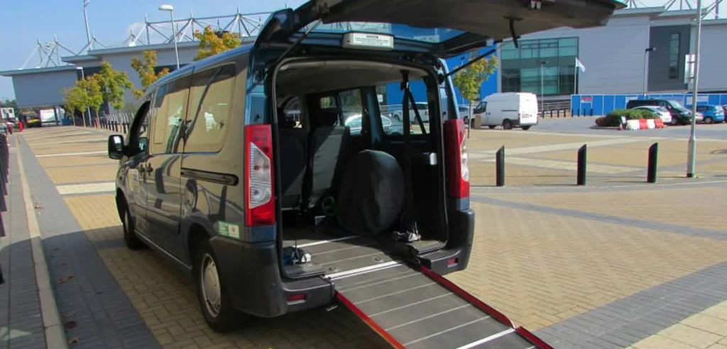 wheelchair accessible taxi